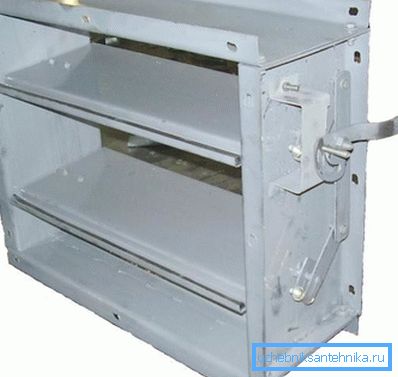 Механика многолопастной заслонки. Механика многолопастной заслонки.