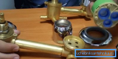 Разборка со стороны смешивания Разборка со стороны смешивания