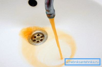 Ржавая вода из крана Ржавая вода из крана