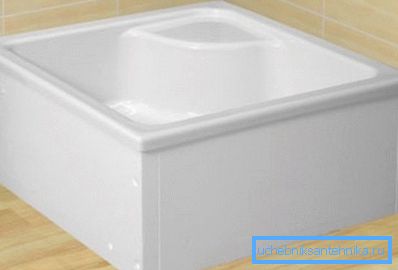 Глубокий акриловый квадратный поддон Глубокий акриловый квадратный поддон