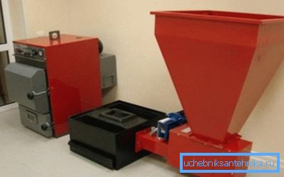 Отдельный бункер, стыкующийся с различными видами твердотопливных котлов Отдельный бункер, стыкующийся с различными видами твердотопливных котлов