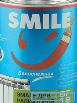 Быстросохнущая краска для радиаторов отопления без запаха Smile Быстросохнущая краска для радиаторов отопления без запаха Smile
