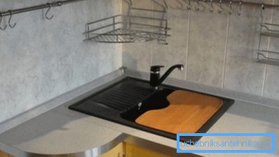 Доска для нарезки на врезной мойке Доска для нарезки на врезной мойке