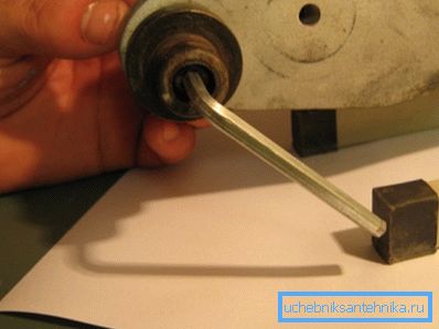 Фиксация дорна на паяльнике Фиксация дорна на паяльнике