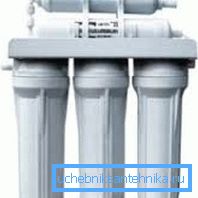 Фильтр для воды с тремя уровнями очистки