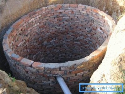 Фото кирпичного резервуара. Фото кирпичного резервуара.