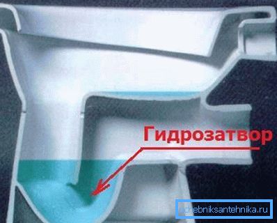 Гидравлический затвор в разрезе Гидравлический затвор в разрезе
