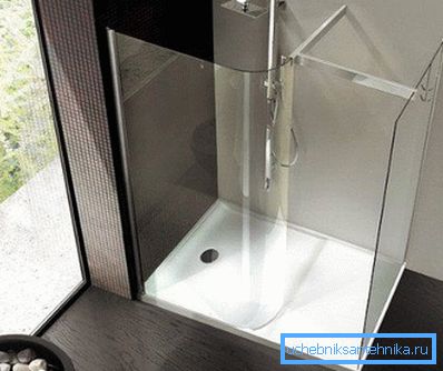 Кабина душевая 110х80 открытого типа без крыши. Кабина душевая 110х80 открытого типа без крыши.
