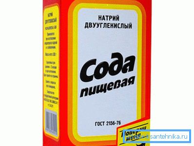 Как почистить засор с помощью соды