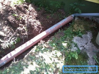 Канализационные трубы для выгребной ямы