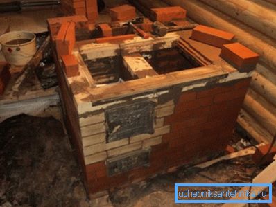 Кирпичная кладка в деревянном доме Кирпичная кладка в деревянном доме