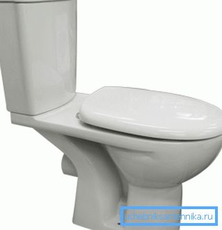 Классическая конструкция с коленом и сливным бачком не подойдет