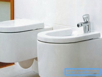Комплект биде и унитаз в интерьере Комплект биде и унитаз в интерьере