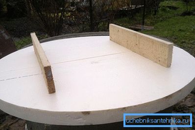 Крышка на колодец из пенополистирола