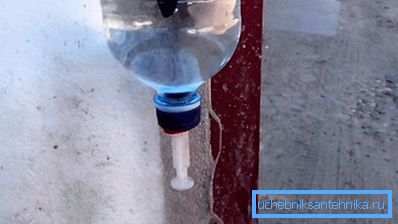Модель с клапаном из шприца Модель с клапаном из шприца
