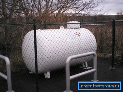 На фото – газгольдер для хранения сжиженного газа На фото – газгольдер для хранения сжиженного газа