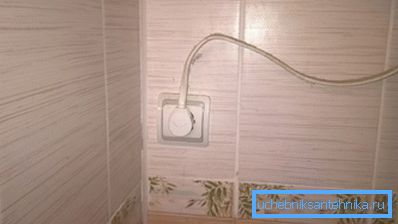 На фото - розетка для подключения бойлера. На фото - розетка для подключения бойлера.