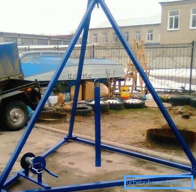 Образец готовой металлической треноги Образец готовой металлической треноги