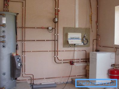 Обвязка газового котла отопления медными трубами Обвязка газового котла отопления медными трубами