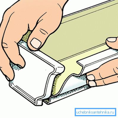 Открытые концы закрывают заглушками Открытые концы закрывают заглушками