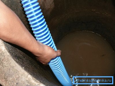 Предварительная откачка воды Предварительная откачка воды