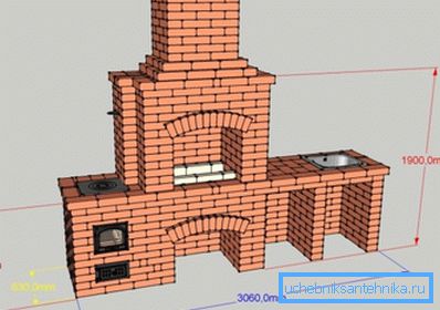 Проект включает установку мойки на кирпичную кладку Проект включает установку мойки на кирпичную кладку