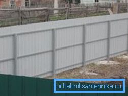 Профильная труба 40х40х3 в качестве основы забора