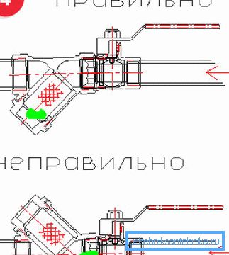 Схема установки устройства для удаления грубых частиц. Схема установки устройства для удаления грубых частиц.