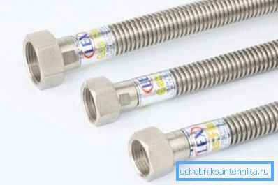 Сильфонные (газовые) шланги, которые можно ставить на подачу воды Сильфонные (газовые) шланги, которые можно ставить на подачу воды