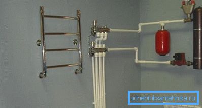 Система с индукционным отопителем Система с индукционным отопителем