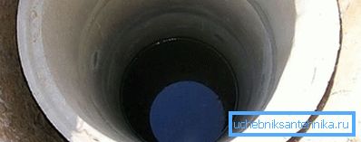 Ствол из бетонных колец. Ствол из бетонных колец.