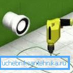 Сверление производится аккуратно, чтобы не повредить плитку Сверление производится аккуратно, чтобы не повредить плитку
