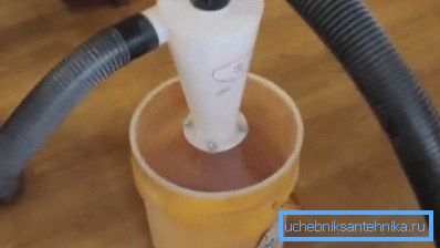 Циклон из трубы. Циклон из трубы.