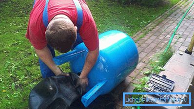 Замена груши гидроаккумулятора
